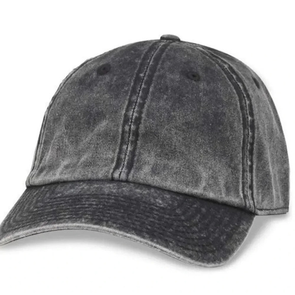 AMERICAN NEEDLE BLANK
“ELSTON WASHED”RAGLAN HAT IN WASHED BLACK SIZE ONE SIZE - Picture 11 of 11
